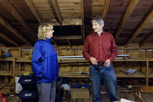 Touring Fred's property