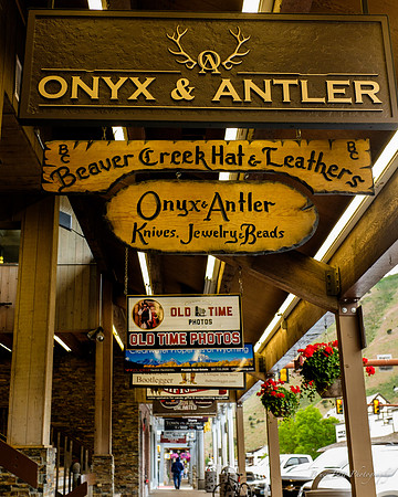 A faux western town
