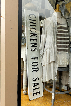 Sign for sale in Ferndale, California