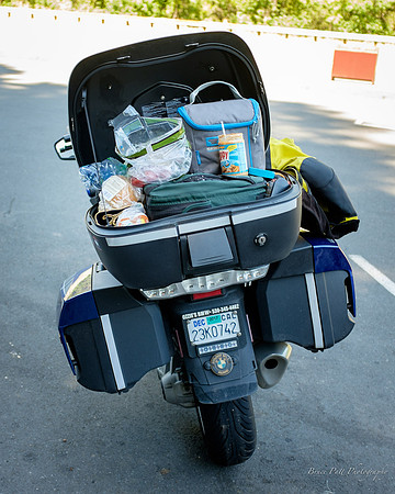 Mobile picnic table along U.S. 101