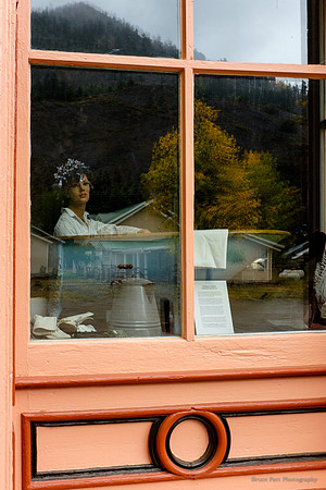 Museum lady