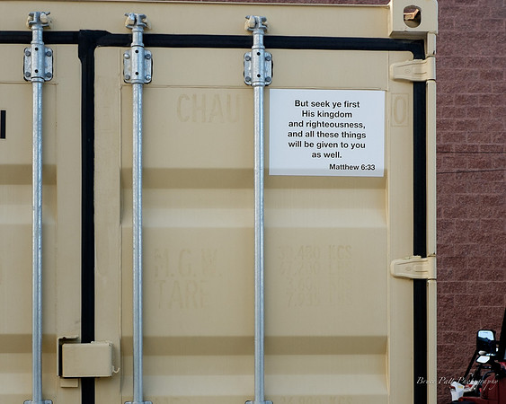 Alley storage, Cody, Wyo.