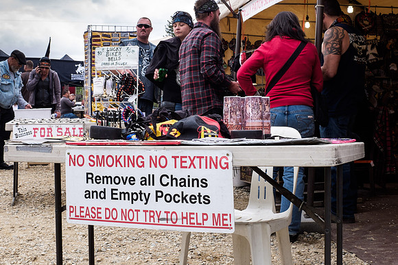 Apparel booths, Biker Rally